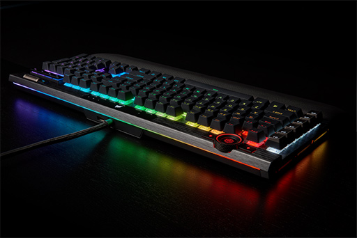 画像ギャラリー No.004のサムネイル画像 / Corsair，新フラグシップキーボード「K100」を発表。キー入力のスキャンとレポートレートを4000Hzに高速化
