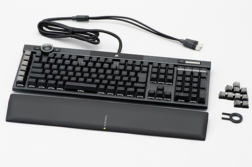 画像ギャラリー No.004のサムネイル画像 / 【PR】Corsairのフラッグシップキーボード「K100 RGB」は，光学式キースイッチと高速レポートレートでeスポーツゲーマーにお勧めしたい