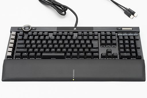画像ギャラリー No.007のサムネイル画像 / 【PR】Corsairのフラッグシップキーボード「K100 RGB」は，光学式キースイッチと高速レポートレートでeスポーツゲーマーにお勧めしたい