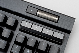 画像ギャラリー No.011のサムネイル画像 / 【PR】Corsairのフラッグシップキーボード「K100 RGB」は，光学式キースイッチと高速レポートレートでeスポーツゲーマーにお勧めしたい