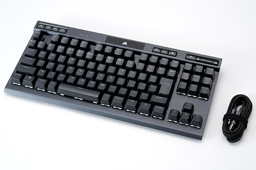 画像ギャラリー No.005のサムネイル画像 / 【PR】Corsairの新型10キーレス「K70 RGB TKL OPX」は，ストイックにeスポーツを突き詰めた高速応答性が見どころの光学式キーボードだ