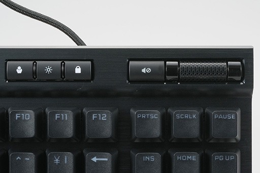 画像ギャラリー No.017のサムネイル画像 / 【PR】Corsairの新型10キーレス「K70 RGB TKL OPX」は，ストイックにeスポーツを突き詰めた高速応答性が見どころの光学式キーボードだ