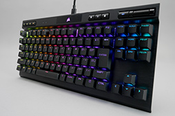 画像ギャラリー No.032のサムネイル画像 / 【PR】Corsairの新型10キーレス「K70 RGB TKL OPX」は，ストイックにeスポーツを突き詰めた高速応答性が見どころの光学式キーボードだ