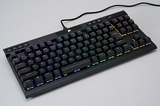 画像ギャラリー No.033のサムネイル画像 / 【PR】Corsairの新型10キーレス「K70 RGB TKL OPX」は，ストイックにeスポーツを突き詰めた高速応答性が見どころの光学式キーボードだ