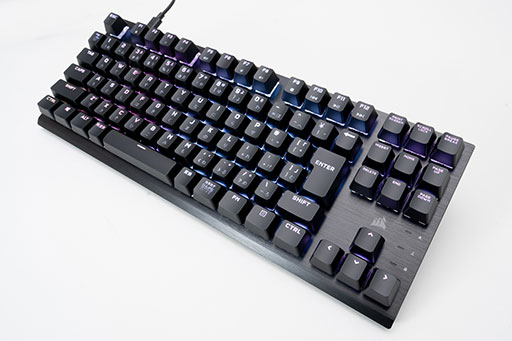 画像ギャラリー No.008のサムネイル画像 / 【PR】Corsairの新キーボード「K60 PRO TKL OPX」は，日本で人気の10キーレスに高速入力の光学式キースイッチを組み合わせた魅力的な製品だ