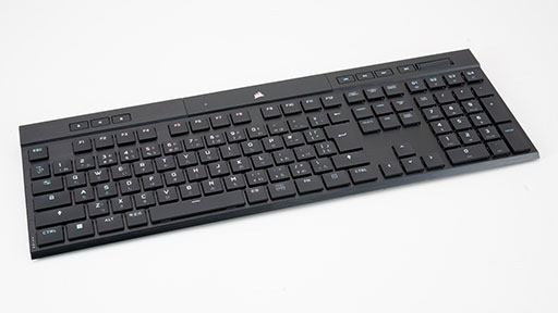画像ギャラリー No.014のサムネイル画像 / 【PR】Corsairの「K100 AIR Wireless」は，17mmの薄さでワイヤレスやワイヤードでも使える万能ハイエンドキーボードだ
