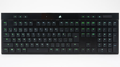 画像ギャラリー No.018のサムネイル画像 / 【PR】Corsairの「K100 AIR Wireless」は，17mmの薄さでワイヤレスやワイヤードでも使える万能ハイエンドキーボードだ