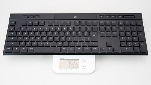 画像ギャラリー No.019のサムネイル画像 / 【PR】Corsairの「K100 AIR Wireless」は，17mmの薄さでワイヤレスやワイヤードでも使える万能ハイエンドキーボードだ