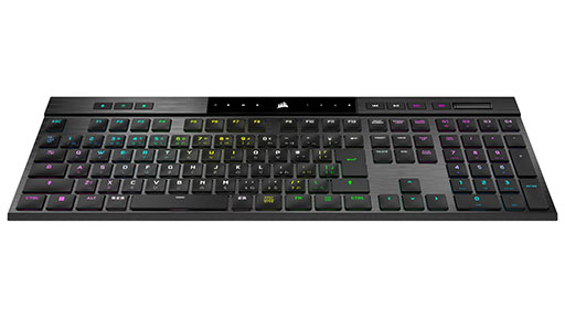 画像ギャラリー No.002のサムネイル画像 / 薄さ17mmでメカニカル！ Corsairのフラッグシップキーボード「K100 AIR Wireless」が国内発売決定