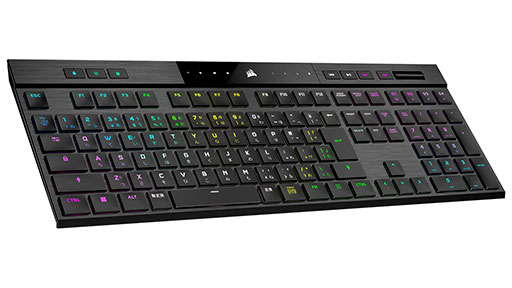 画像ギャラリー No.004のサムネイル画像 / 薄さ17mmでメカニカル！ Corsairのフラッグシップキーボード「K100 AIR Wireless」が国内発売決定
