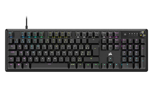 画像ギャラリー No.002のサムネイル画像 / 75％サイズのキーボードやブランド初の開放型ヘッドセットなど，Corsairのゲーマー向けデバイス4製品が11月3日に発売