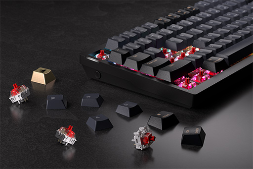 画像ギャラリー No.005のサムネイル画像 / 75％サイズのキーボードやブランド初の開放型ヘッドセットなど，Corsairのゲーマー向けデバイス4製品が11月3日に発売