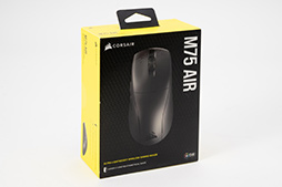 画像ギャラリー No.004のサムネイル画像 / Corsairのワイヤレスマウス「M75 AIR WIRELESS」は，持ちやすいボディと高速ポーリングレートによる初動の速さが見どころだ【PR】