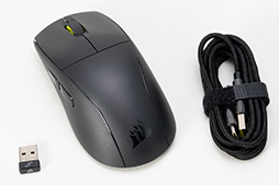 画像ギャラリー No.005のサムネイル画像 / Corsairのワイヤレスマウス「M75 AIR WIRELESS」は，持ちやすいボディと高速ポーリングレートによる初動の速さが見どころだ【PR】