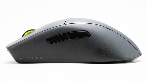 画像ギャラリー No.011のサムネイル画像 / Corsairのワイヤレスマウス「M75 AIR WIRELESS」は，持ちやすいボディと高速ポーリングレートによる初動の速さが見どころだ【PR】