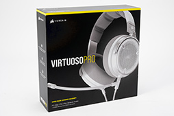 画像ギャラリー No.003のサムネイル画像 / ゲーマー向けでは珍しい開放型ヘッドセット「Corsair VIRTUOSO PRO」を試す。高価格ピュアアナログヘッドセットの実力は？