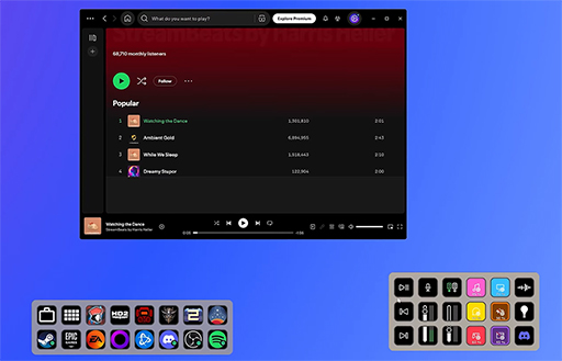 画像ギャラリー No.001のサムネイル画像 / 画面に仮想ボタンを表示できる「Virtual Stream Deck」が便利そう。Corsair＆Elgatoブースの気になる製品をまとめて紹介