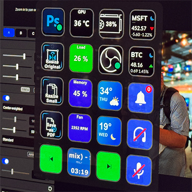 画像ギャラリー No.002のサムネイル画像 / 画面に仮想ボタンを表示できる「Virtual Stream Deck」が便利そう。Corsair＆Elgatoブースの気になる製品をまとめて紹介