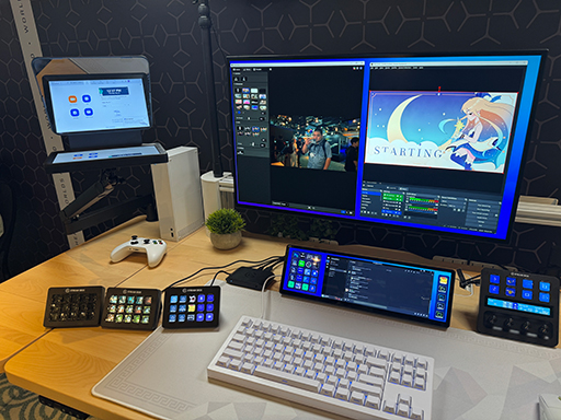 画像ギャラリー No.006のサムネイル画像 / 画面に仮想ボタンを表示できる「Virtual Stream Deck」が便利そう。Corsair＆Elgatoブースの気になる製品をまとめて紹介
