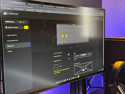 画像ギャラリー No.016のサムネイル画像 / 画面に仮想ボタンを表示できる「Virtual Stream Deck」が便利そう。Corsair＆Elgatoブースの気になる製品をまとめて紹介