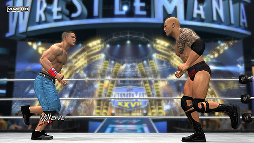 画像ギャラリー No.003のサムネイル画像 / 「WWE'12」，ザ・ロック＆ジョン・シナの新旧スター対決をフィーチャーした最新ムービー公開。正式オープンした公式サイトでは登場スターが明らかにに
