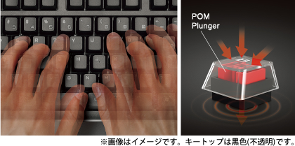画像ギャラリー No.004のサムネイル画像 / バッファロー，メンブレンスイッチ採用のゲーマー向けキーボード「SAVIOR G：300」を発表。PS4＆3にも正式対応