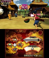 画像ギャラリー No.012のサムネイル画像 / 3DS「ひらり 桜侍」，ニンテンドーeショップで11月16日に配信スタート。敵の攻撃を華麗にかわし，バッサバッサとなぎ倒せ