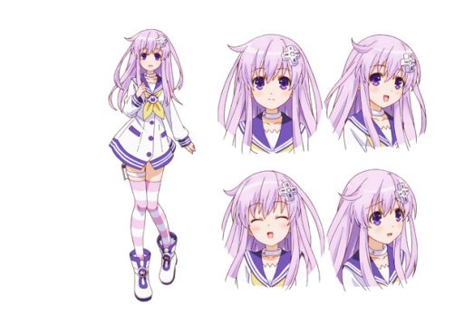 画像ギャラリー No.002のサムネイル画像 / アニメ「超次元ゲイム ネプテューヌ」，4人の女神達の色付きデザインが公開