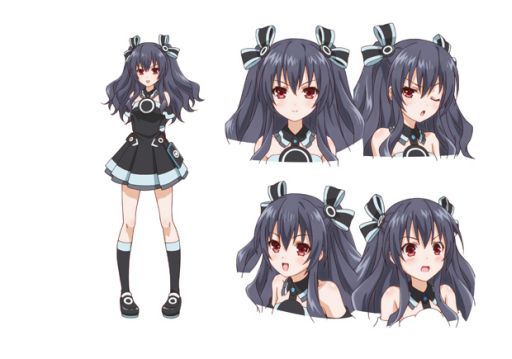 画像ギャラリー No.003のサムネイル画像 / アニメ「超次元ゲイム ネプテューヌ」，4人の女神達の色付きデザインが公開