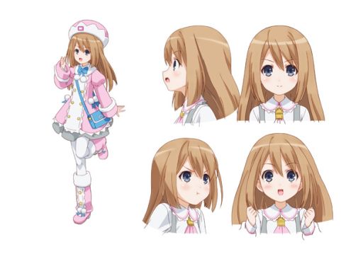 画像ギャラリー No.004のサムネイル画像 / アニメ「超次元ゲイム ネプテューヌ」，4人の女神達の色付きデザインが公開