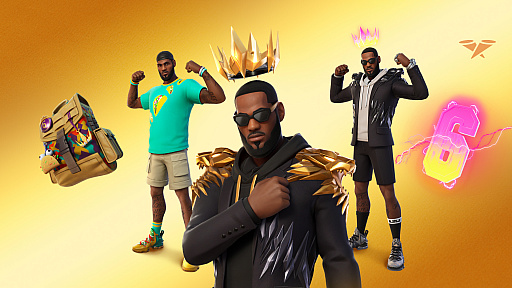 画像ギャラリー No.001のサムネイル画像 / 「フォートナイト」，NBAのレブロン・ジェームズ選手とのコラボを7月15日9：00より実施。コスチュームやアクセサリーが登場