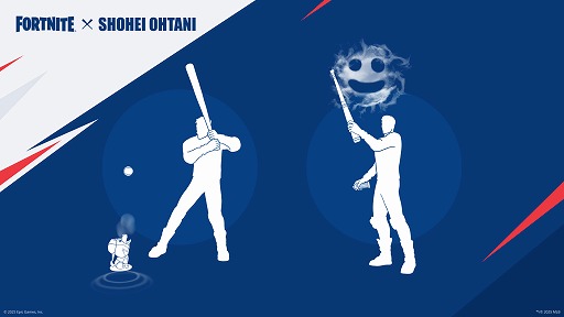 画像ギャラリー No.004のサムネイル画像 / 大谷翔平選手が「フォートナイト」に初登場。MLB TOKYOシリーズに合わせ，3月18日からコスチュームやアクセサリーを配信予定