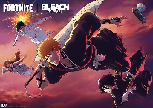 画像ギャラリー No.002のサムネイル画像 / 「フォートナイト」×TVアニメ「BLEACH 千年血戦篇」コラボを12月21日に開始。黒崎一護や朽木ルキアの衣装やコラボエモートが登場