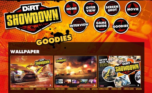 画像ギャラリー No.001のサムネイル画像 / 「DiRT Showdown」公式サイトでオリジナル壁紙の配信を開始