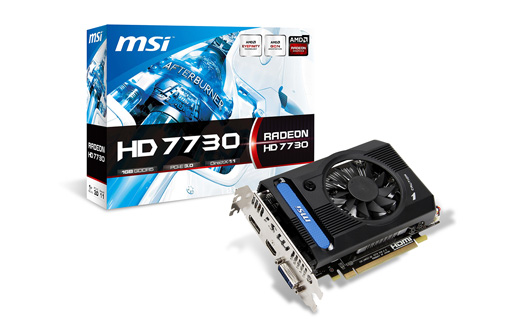画像ギャラリー No.001のサムネイル画像 / アスク，国内初の「Radeon HD 7730」搭載カードを明日発売。MSI製