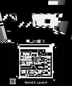 画像ギャラリー No.005のサムネイル画像 / 「SHIFTING WORLD 白と黒の迷宮」体験版の配信が本日スタート。白と黒のモノトーンの世界で，次元を反転させる新感覚を実際に味わおう