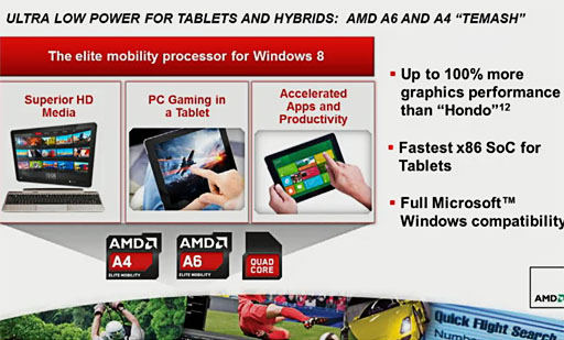画像ギャラリー No.009のサムネイル画像 / AMD，2013年の製品ロードマップを刷新。クアッドコアx86 SoCやTrinity後継，Radeon HD 8000Mシリーズの概要を明らかに