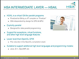 画像ギャラリー No.005のサムネイル画像 / AMD，GPUとCPUで同じプログラムが動く「HSA」の最新動向を公表。Javaへの対応計画も明らかに