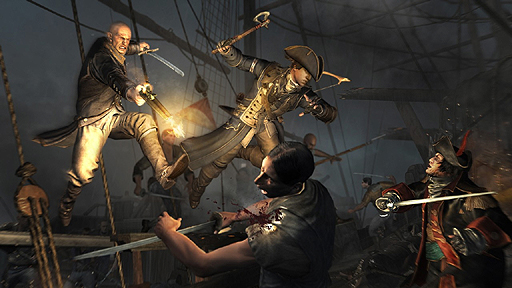 画像ギャラリー No.005のサムネイル画像 / ［Gamescom］Connerが海戦用コスチュームで大活躍。「Assassin's Creed III」のカリブ海を舞台としたシングルプレイキャンペーンを試してきた
