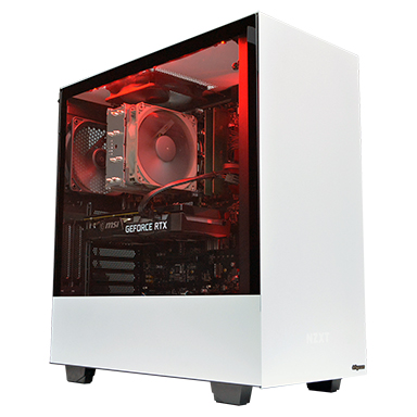 画像ギャラリー No.001のサムネイル画像 / サイコム，NZXT製ケース採用のゲームPCにB550マザー搭載モデルを追加