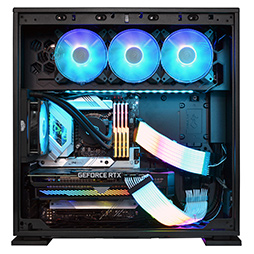 画像ギャラリー No.002のサムネイル画像 / サイコム，ASUSのLED機能対応で内部が派手に光るゲームPCを発売