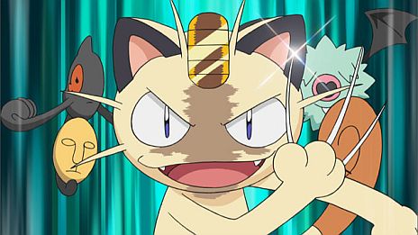 画像ギャラリー No.009のサムネイル画像 / アニメにロケット団が復活。「ポケットモンスターブラック2・ホワイト2」向けに12月7日から「ロケット団のニャース」がプレゼントされるのニャ