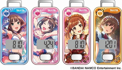 画像ギャラリー No.002のサムネイル画像 / タニタ，全アイドルから絵柄を選べる190種の歩数計「アイドルマスター シンデレラガールズモデル」を発表。9月15日9：00に予約スタート