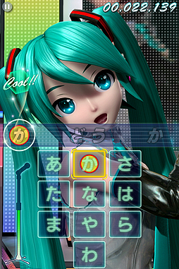 画像ギャラリー No.004のサムネイル画像 / 初音ミクでフリック入力に慣れよう。iOSアプリ「ミクフリック」が3月9日に発売。3月8日にはセガ東京ドームシティで同作体験会も