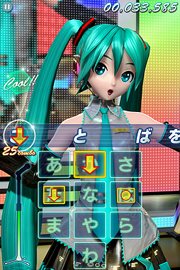 画像ギャラリー No.005のサムネイル画像 / 初音ミクでフリック入力に慣れよう。iOSアプリ「ミクフリック」が3月9日に発売。3月8日にはセガ東京ドームシティで同作体験会も