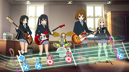 画像ギャラリー No.034のサムネイル画像 / 「けいおん！ 放課後ライブ！！ HD Ver.」，リマスター版とそのベースとなったPSP用「けいおん！ 放課後ライブ！！」との比較スクリーンショットを公開