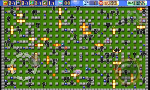 画像ギャラリー No.002のサムネイル画像 / 「100人大戦ボンバーマン」，基本無料のアイテム課金でiOS/Android向けに配信。想像を絶する“100人大戦”を体験しよう