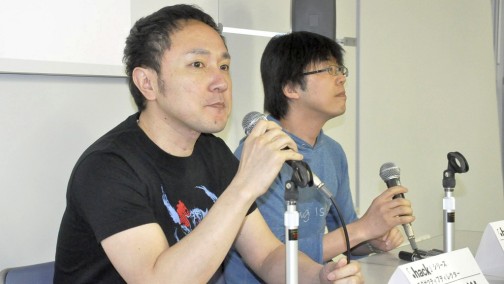 画像ギャラリー No.002のサムネイル画像 / 資料と共に振り返る「.hack」の11年。松山＆新里氏が当時を語る「『.hack』シリーズ完全設定資料集」発売記念トーク＆サイン会レポート