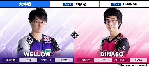 画像ギャラリー No.008のサムネイル画像 / BEMANI PRO LEAGUE 2021 セカンドステージ13，14，15試合の対戦カードが公開。1位予想キャンペーンも開催