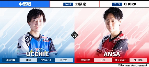 画像ギャラリー No.009のサムネイル画像 / BEMANI PRO LEAGUE 2021 セカンドステージ13，14，15試合の対戦カードが公開。1位予想キャンペーンも開催